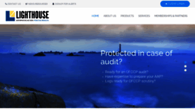 What Lighthousecompliance.com website looked like in 2020 (4 years ago)