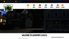 What Lockportcares.org website looked like in 2020 (4 years ago)