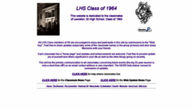 What Lewistonhs1964.com website looked like in 2020 (4 years ago)