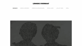 What Lennekeovermaat.nl website looked like in 2020 (4 years ago)