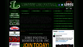 What Lobosfootball.com website looked like in 2020 (4 years ago)