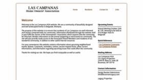 What Lascampanas.org website looked like in 2020 (4 years ago)