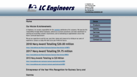 What Lcengineers.com website looked like in 2020 (4 years ago)