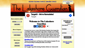 What Lakeshoreguardian.com website looked like in 2020 (4 years ago)