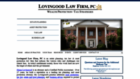 What Lovingoodlaw.com website looked like in 2020 (4 years ago)