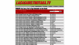 What Lacasadeltikitaka.tv website looked like in 2020 (4 years ago)