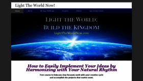 What Lighttheworldnow.com website looked like in 2020 (5 years ago)