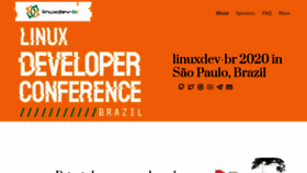 What Linuxdev-br.net website looked like in 2020 (5 years ago)