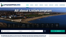 What Littlehampton.info website looked like in 2020 (4 years ago)