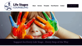 What Lifestagescounseling.org website looked like in 2020 (4 years ago)
