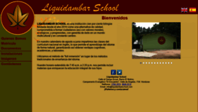 What Liquidambarschool.com website looked like in 2020 (4 years ago)
