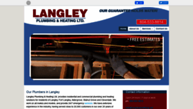 What Langleyplumbing.net website looked like in 2020 (4 years ago)