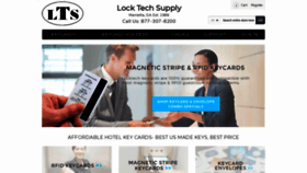 What Locktech.com website looked like in 2020 (4 years ago)