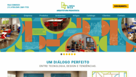 What Linearica.com.br website looked like in 2020 (4 years ago)