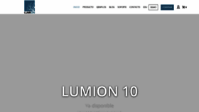 What Lumion.es website looked like in 2020 (4 years ago)