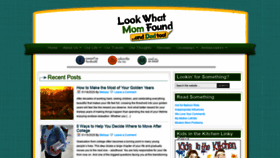What Lookwhatmomfound.com website looked like in 2020 (4 years ago)