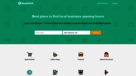 What Localmint.com website looked like in 2020 (4 years ago)