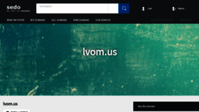 What Lvom.us website looked like in 2020 (4 years ago)