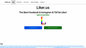 What Liker.us website looked like in 2020 (4 years ago)