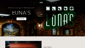 What Lunas.com website looked like in 2020 (4 years ago)