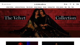 What Lashkaraa.com website looked like in 2020 (4 years ago)