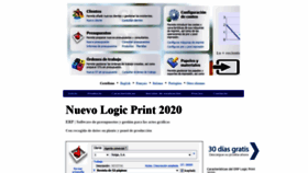 What Logic-print.com website looked like in 2020 (4 years ago)