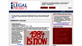 What Legal-project.org website looked like in 2020 (4 years ago)