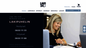 What Laki24.fi website looked like in 2020 (4 years ago)