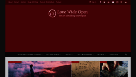What Lovewideopen.com website looked like in 2020 (4 years ago)