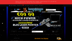 What Laserpointerpro.com website looked like in 2020 (4 years ago)
