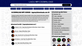 What Lagump3downloads.com website looked like in 2020 (4 years ago)