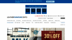 What Leatherfurnitureexpo.com website looked like in 2020 (4 years ago)