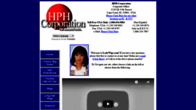 What Ladywigs.com website looked like in 2020 (4 years ago)