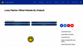 What Luckypatchers.com website looked like in 2020 (4 years ago)