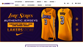 What Lakersstore.com website looked like in 2020 (4 years ago)