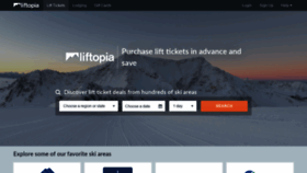 What Liftopia.com website looked like in 2020 (4 years ago)