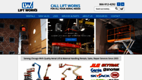 What Liftworksinc.com website looked like in 2020 (4 years ago)