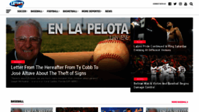What Latinosports.com website looked like in 2020 (4 years ago)