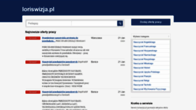 What Loriswizja.pl website looked like in 2020 (4 years ago)