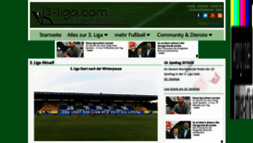 What Liveticker.3-liga.com website looked like in 2020 (4 years ago)