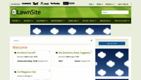 What Lawnsite.com website looked like in 2020 (4 years ago)