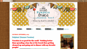 What Littlepumpkingrace.com website looked like in 2020 (4 years ago)
