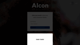 What Lensrebates.alcon.com website looked like in 2020 (4 years ago)