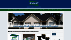 What Lexmat.net website looked like in 2020 (4 years ago)
