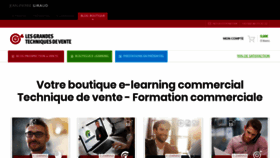 What Les-grandes-techniques-de-vente.fr website looked like in 2020 (4 years ago)