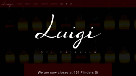 What Luigideli.com website looked like in 2020 (4 years ago)