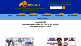 What Lannuaire.fr website looked like in 2020 (4 years ago)