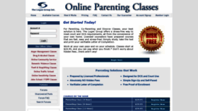What Loganparentingclasses.com website looked like in 2020 (4 years ago)