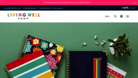 What Livingwellshop.co website looked like in 2020 (4 years ago)