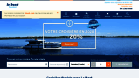 What Leboat.fr website looked like in 2020 (4 years ago)